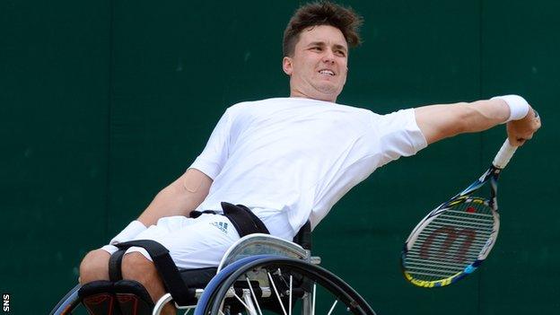 Gordon Reid is the world's top ranked wheelchair doubles player