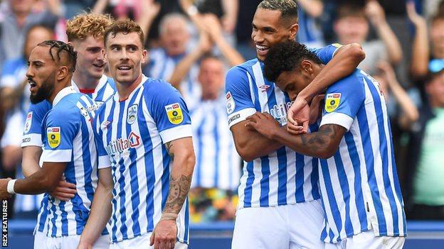 On-loan Chelsea midfielder Tino Anjorin trebled his Huddersfield goal tally inside the first half-hour