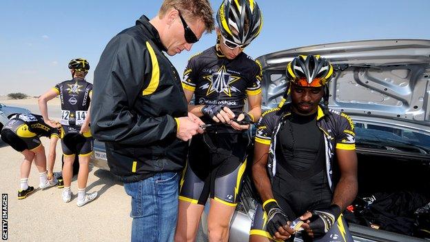 Justin Williams at the Tour of Qatar