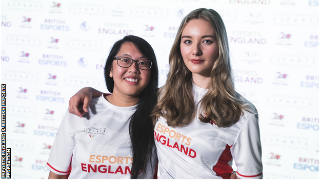 Karen 'Karenlyl' Liu and Emily 'Gimmick' Huxley are part of England Esports' DOTA 2 women's roster