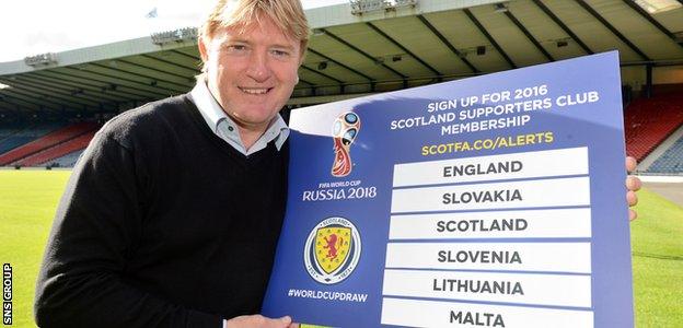 Scotland coach Stuart McCall