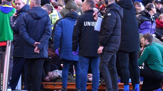 Jack Clarke stretcher