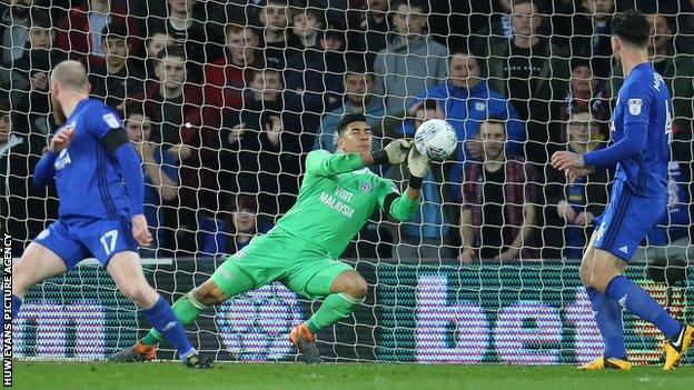 Goalkeeper Neil Etheridge has been one of Cardiff's stand-out performers this season