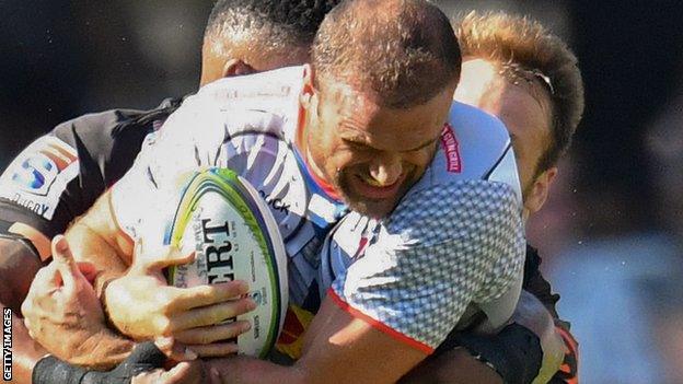 Jamie Roberts made his Stormers debut against the Hurricanes in February 2020