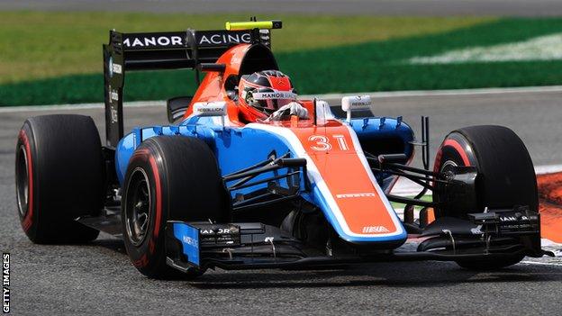 Manor F1 car