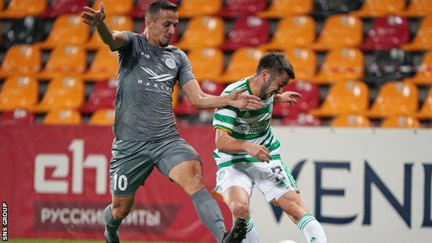 Celtic struggled to create chances in Riga