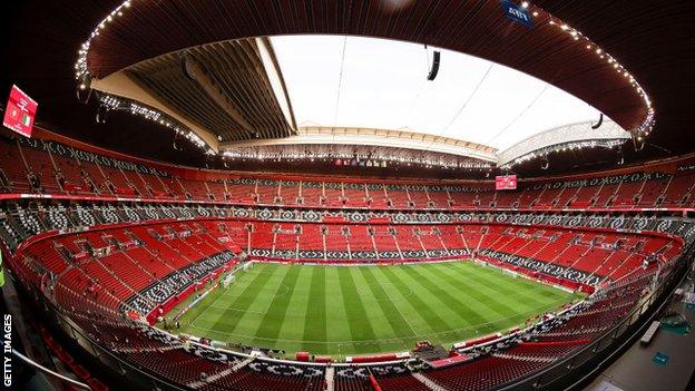 Al Bayt Stadium in Qatar