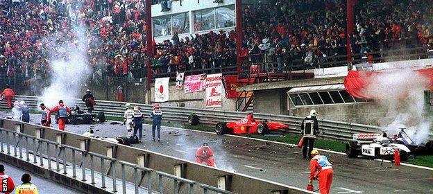 Spa crash 1998