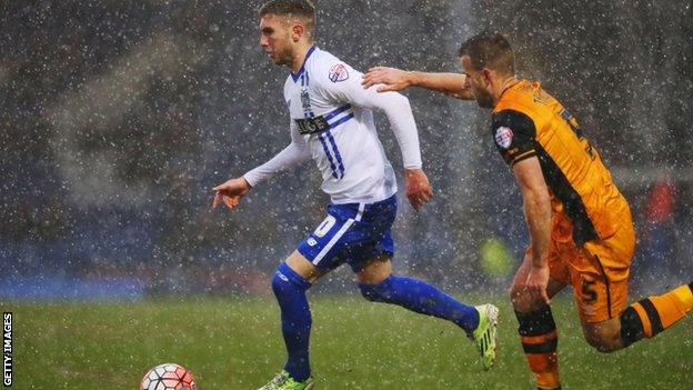 Snow at Bury v Hull