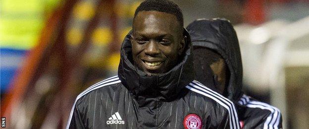 Hamilton Accies striker Oumar Diaby