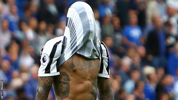 Newcastle midfielder Kenedy