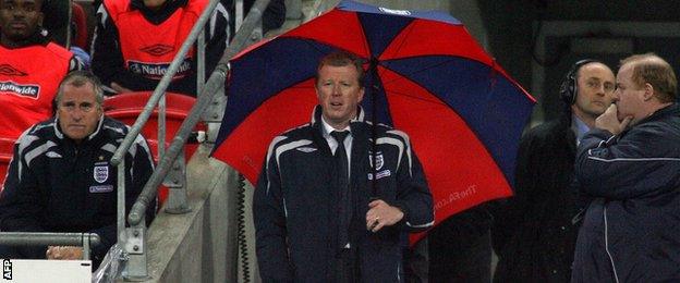 Steve McClaren during his time as England boss