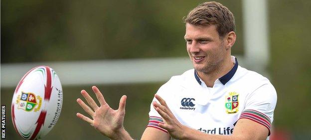 Wales and Ospreys fly-half Dan Biggar is on his first British and Irish Lions tour