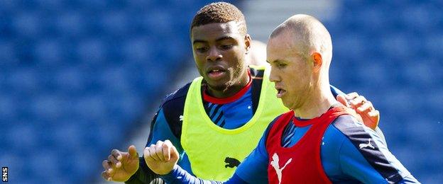 Nathan Oduwa and Kenny Miller