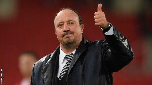 Newcastle United manager Rafa Benitez