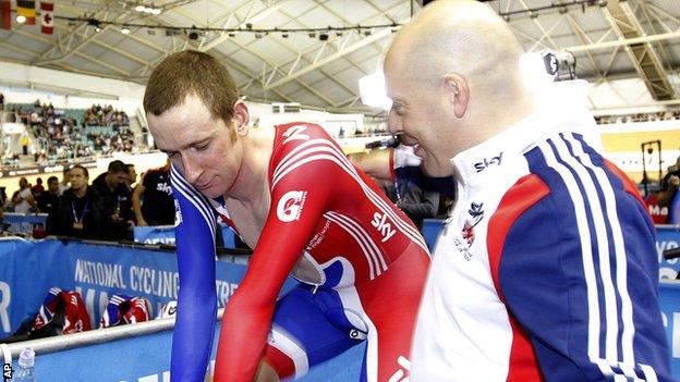 Sir Bradley Wiggins and Sir Dave Brailsford