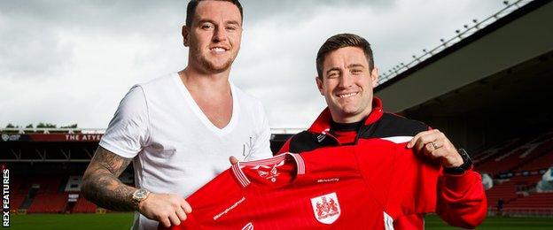 Lee Tomlin and Lee Johnson