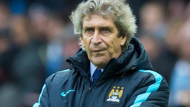 Manchester City manager Manuel Pellegrini