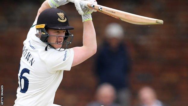 Ben Brown bats for Sussex