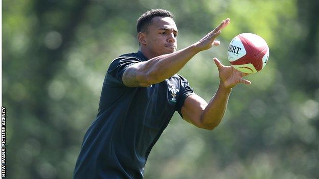 Dragons wing Ashton Hewitt has yet to be capped after being involved in Wales senior squads