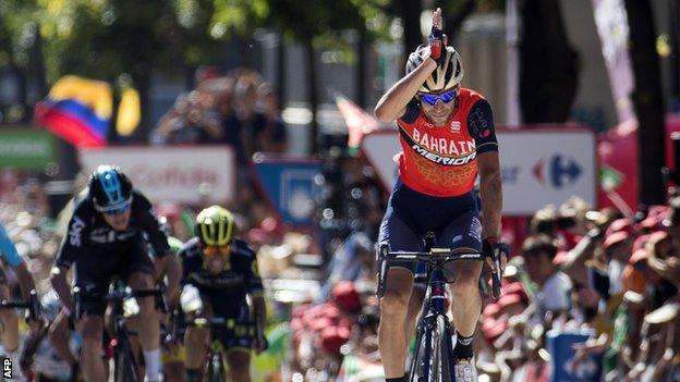 Vincenzo Nibali won the Vuelta in 2010