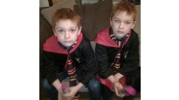 Ben and Oliver from Weston-super-Mare are the Weasley Twins from Harry Potter