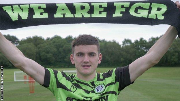 Liam Kitching helped Harrogate Town win promotion to English football's fifth tier in 2017-18