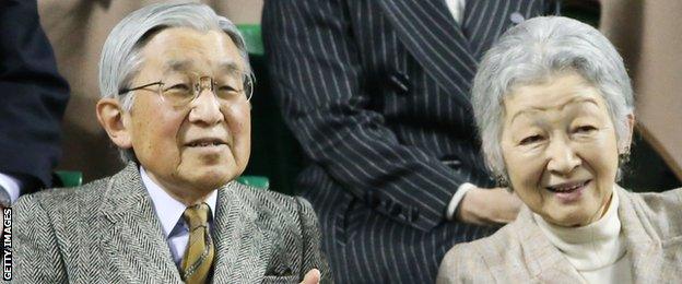 Emperor Akihito and Empress Michiko