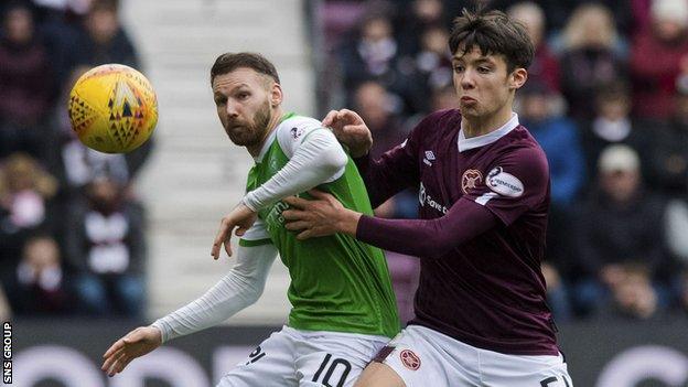 Hickey was been impressive for Hearts despite their relegation last season