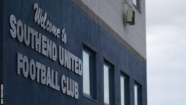 Southend United stand