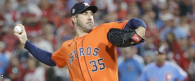 Houston Astros pitcher Justin Verlander