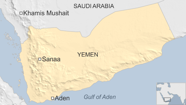 Map of Yemen