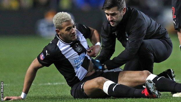 Newcastle United striker Joelinton