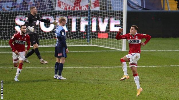 Marcus Tavernier celebrates