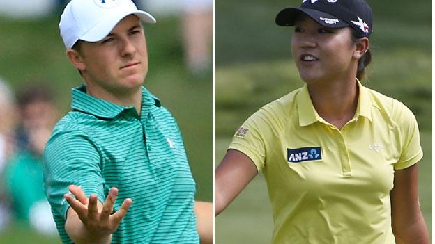 United States golfer Jordan Spieth and South Korea Lydia Ko