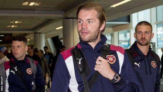 Hearts manager Robbie Neilson