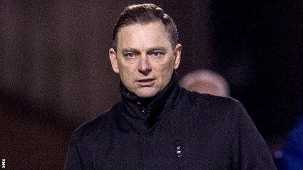 Airdrieonians manager Eddie Wolecki Black