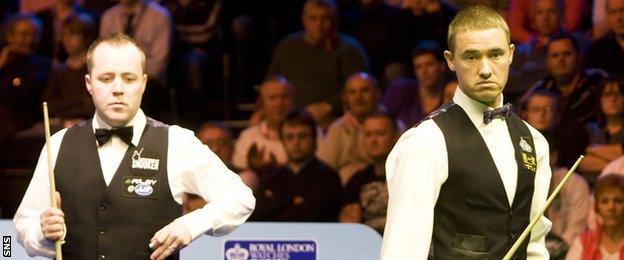 Scots John Higgins and Stephen Hendry