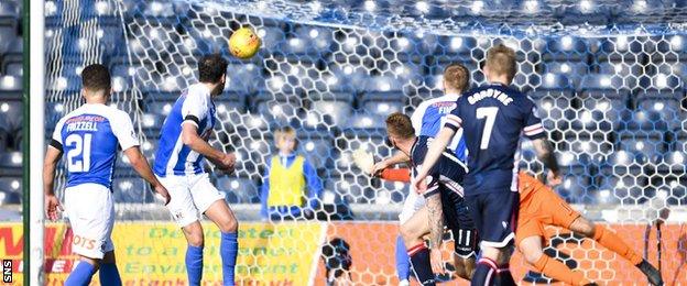 Kilmarnock against Ross County