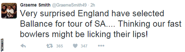 Graeme Smith on Twitter