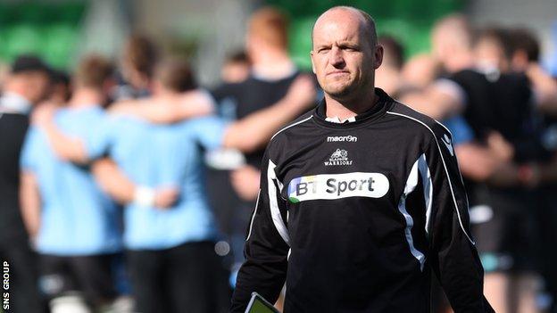 Glasgow head coach Gregor Townsend