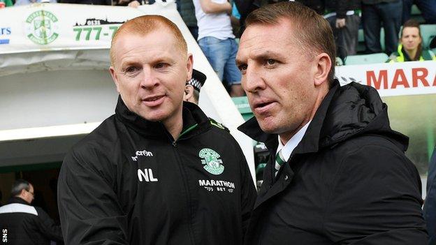 Neil Lennon and Brendan Rodgers