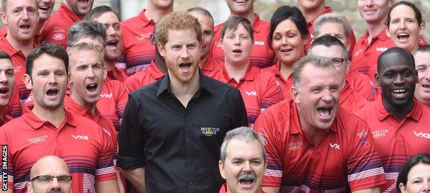 Prince Harry and Bernie Broad