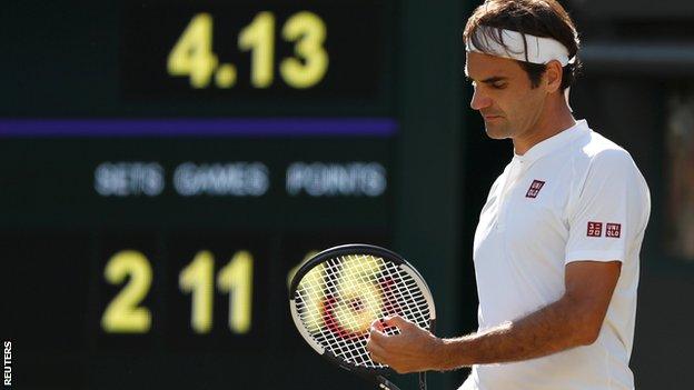 Roger Federer loses to Kevin Anderson