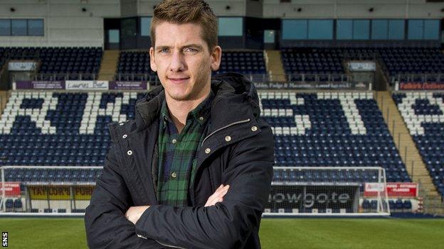 Falkirk defender Kevin McCann