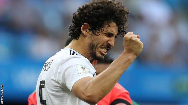 Egypt's Ahmed Hegazi