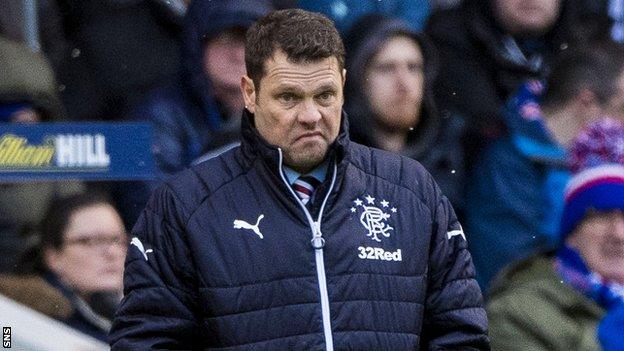 Rangers manager Graeme Murty