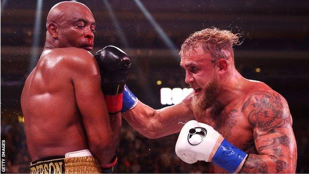 Anderson Silva and Jake Paul