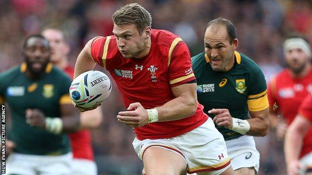 Dan Biggar impressed for Wales during the 2015 World Cup, scoring 56 points in four games