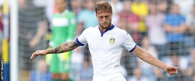 Leeds United defender Liam Cooper